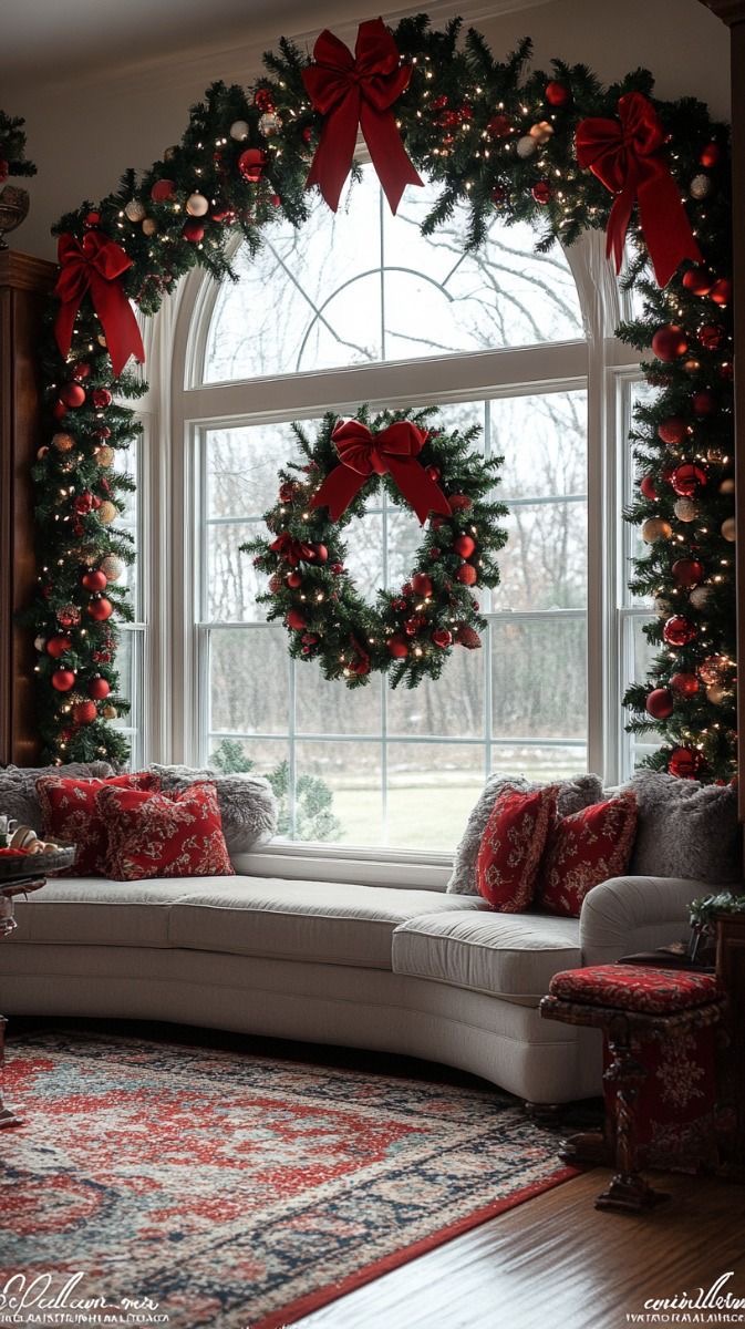 Window wreath nook