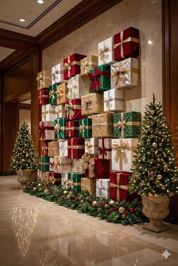 Lobby gift wall